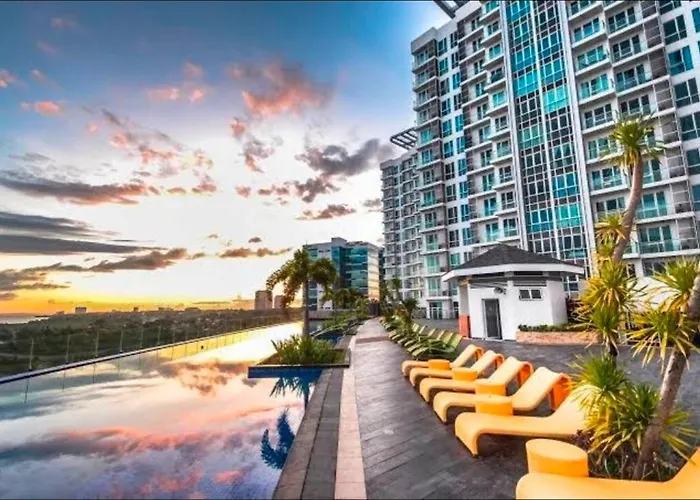 Apartment Newtown 8 Boulevard, Full Sea View, 1 Bedroom & Kitchen, Full Options, Mactan Newtown Punta Engano (Mactan)